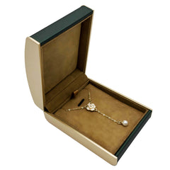 Arched Leather Necklace Box