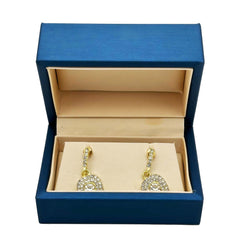 Earrings Box Brushed PU Leather Jewellery Box