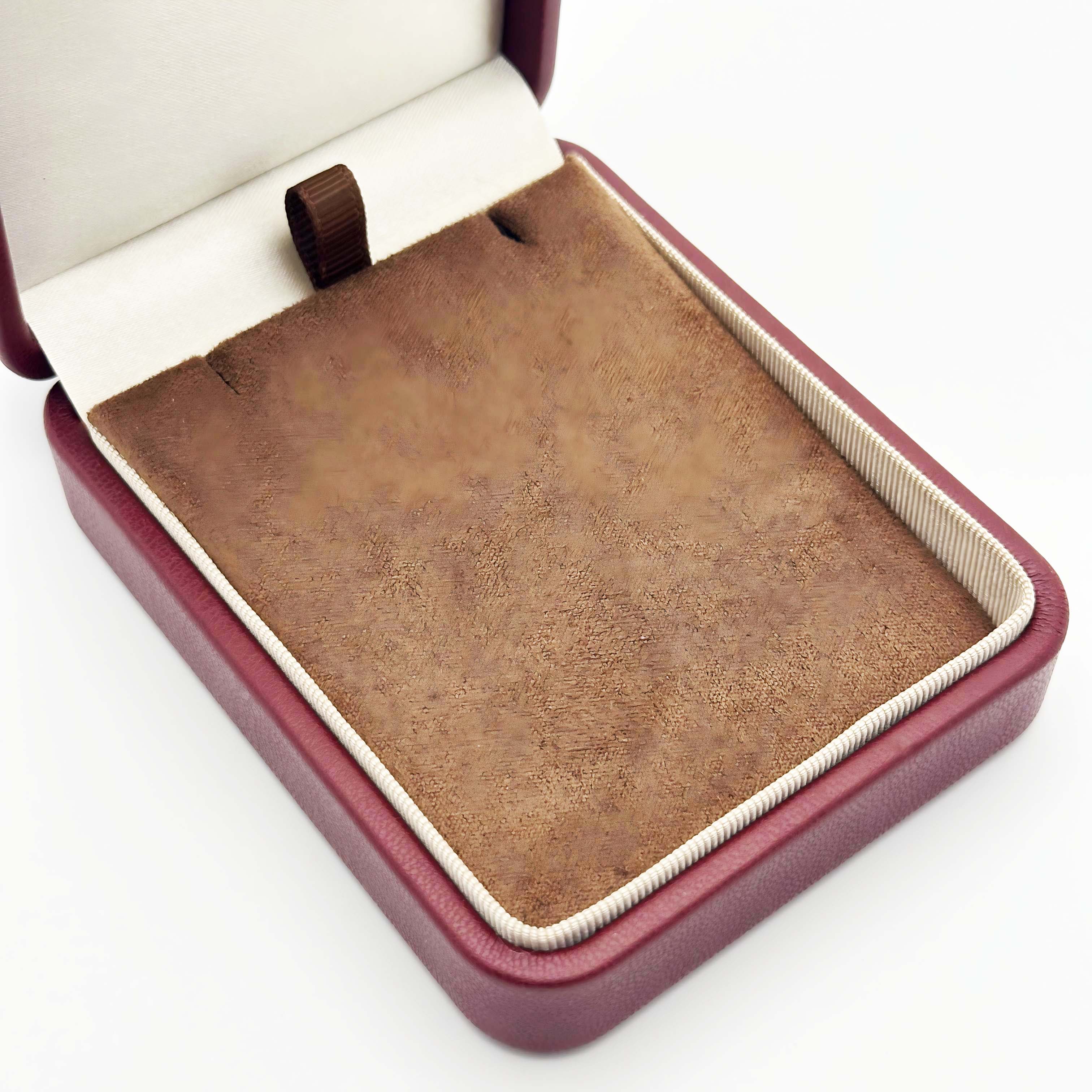 Red Leather Pendant Box