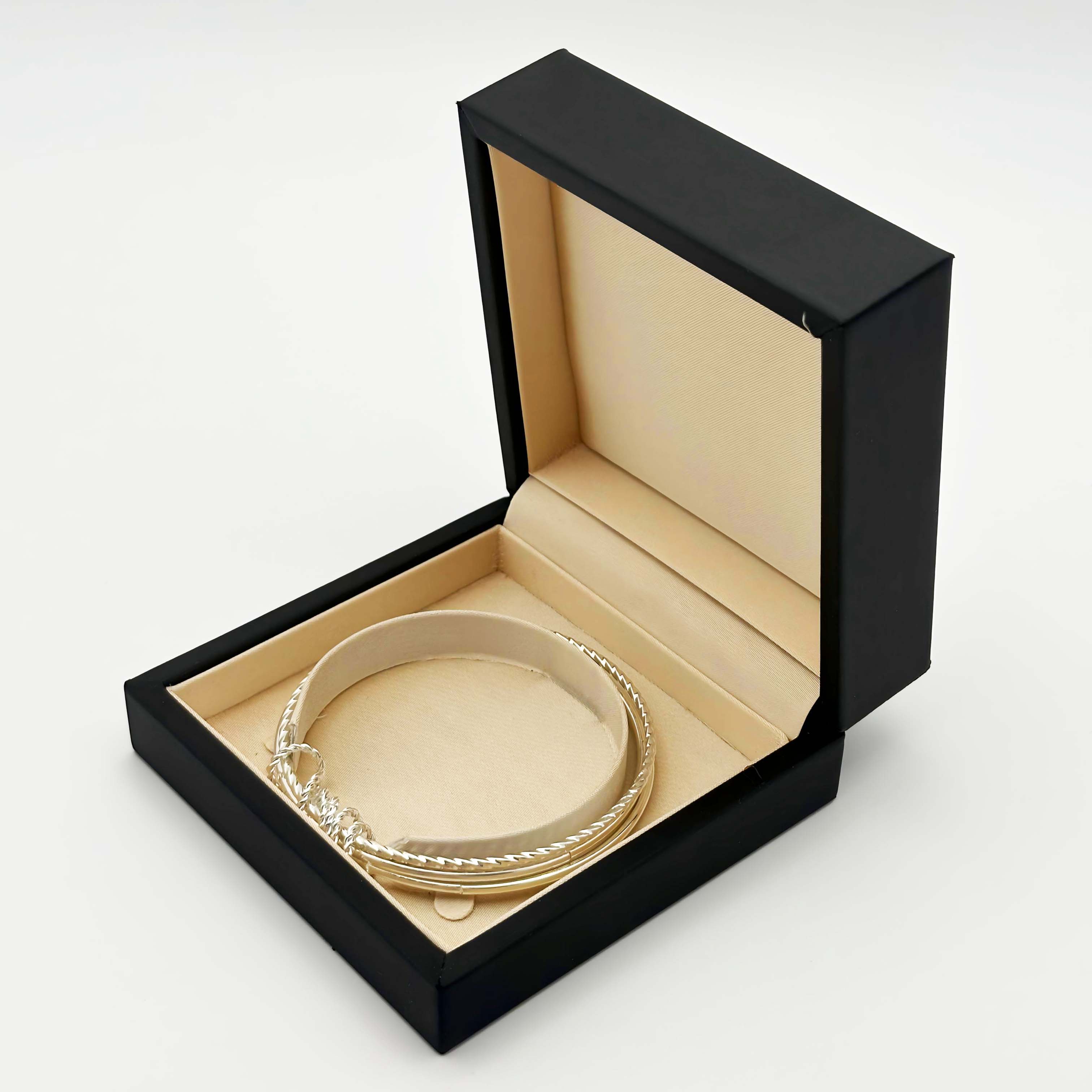 Bangle Box Brushed PU Leather Jewellery Box