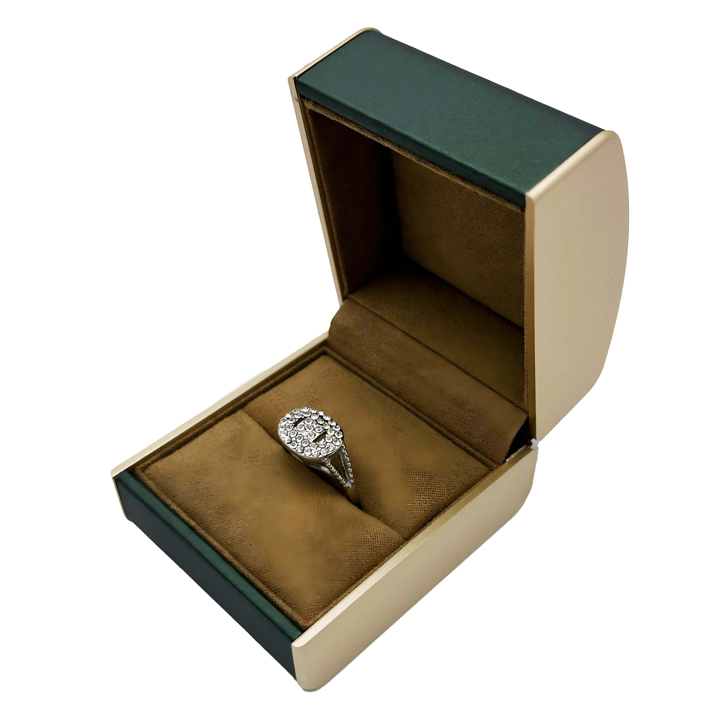 Leather Arch Ring Box