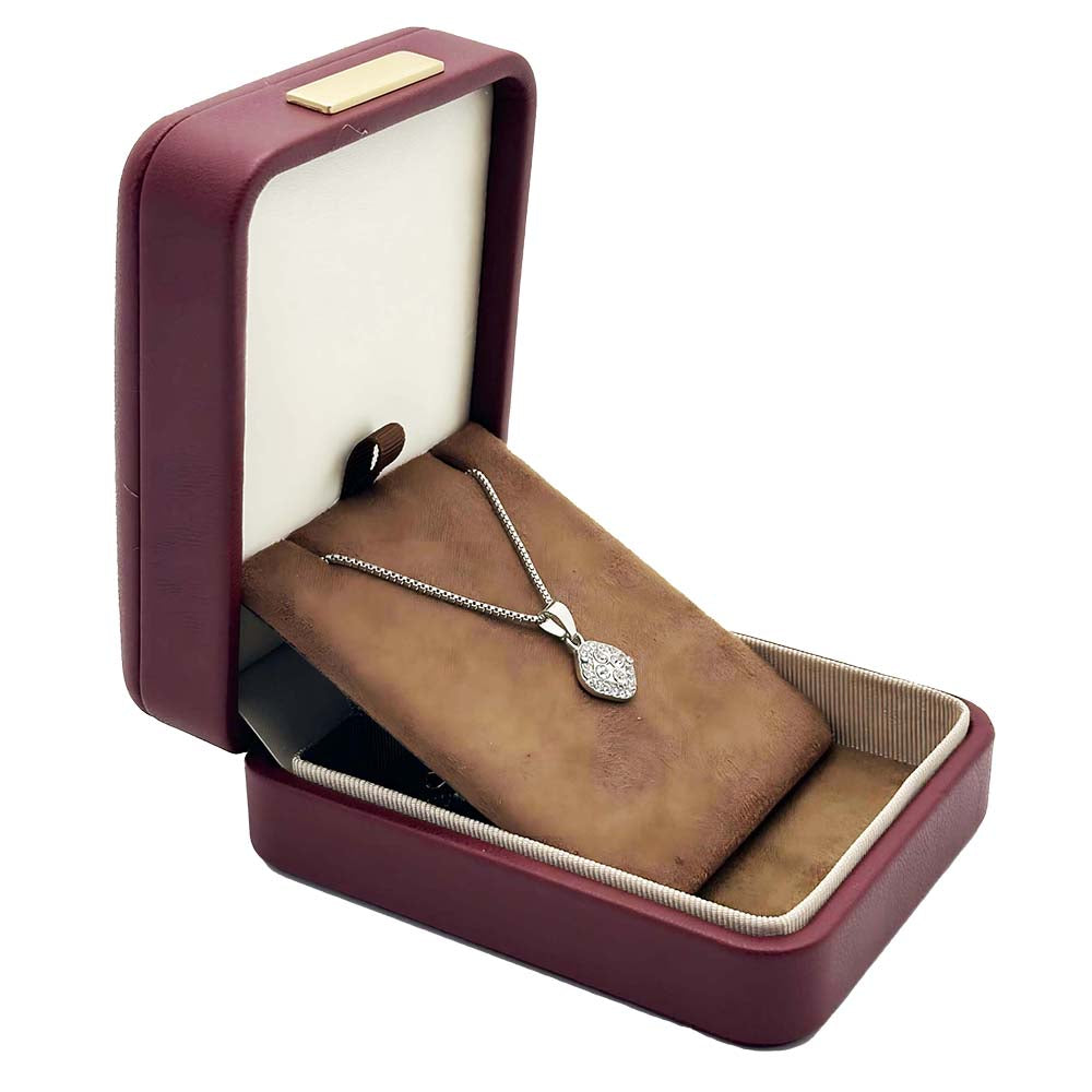 Red Leather Pendant Box