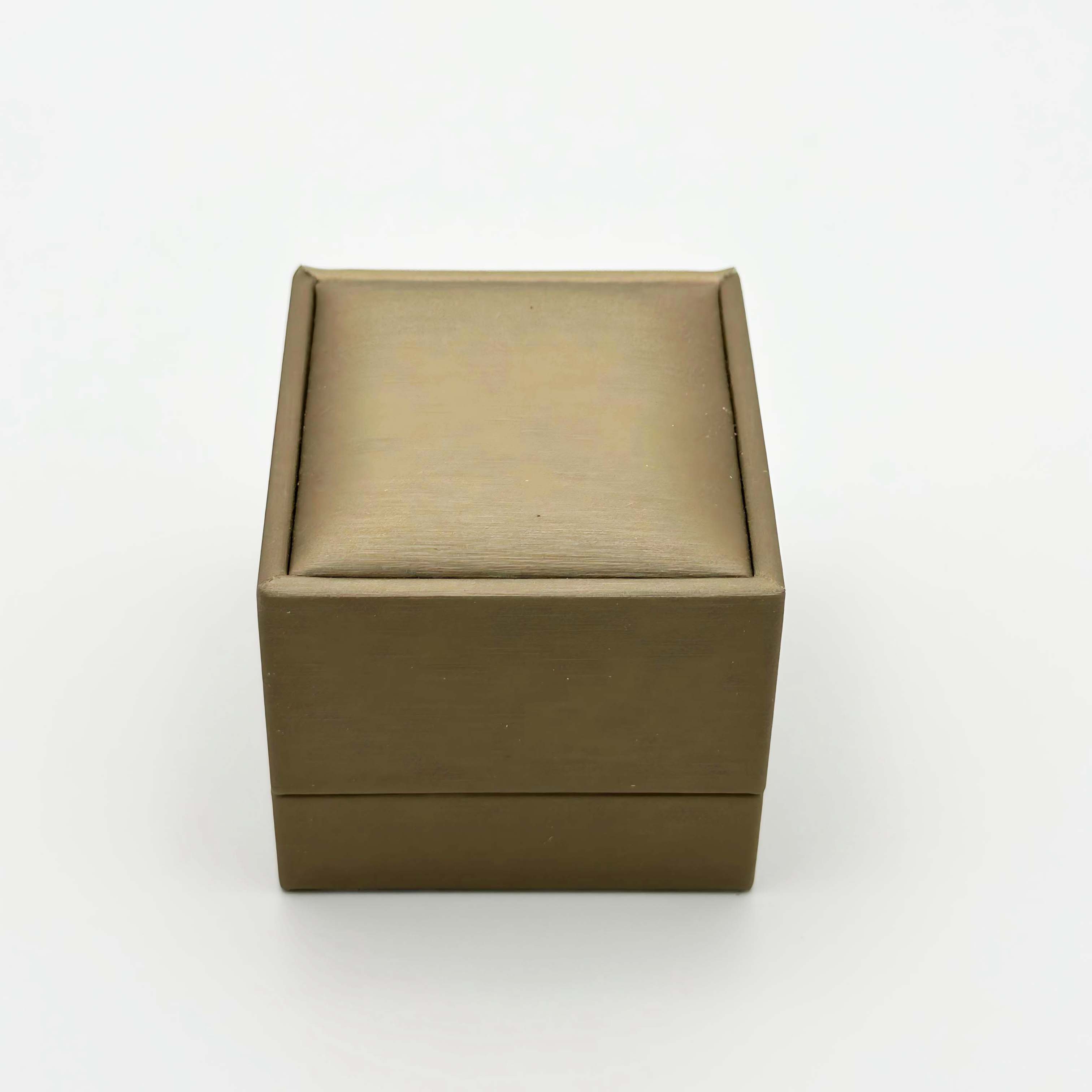 Ring Box Brushed PU Leather Jewellery Case