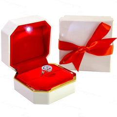 HONGYEXGCN High Grade Octagonal Wedding Ring Box