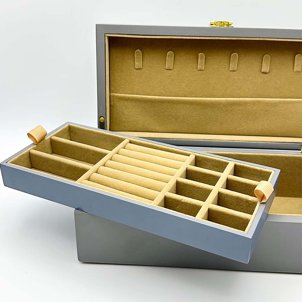 Wooden Travel Jewellery Box