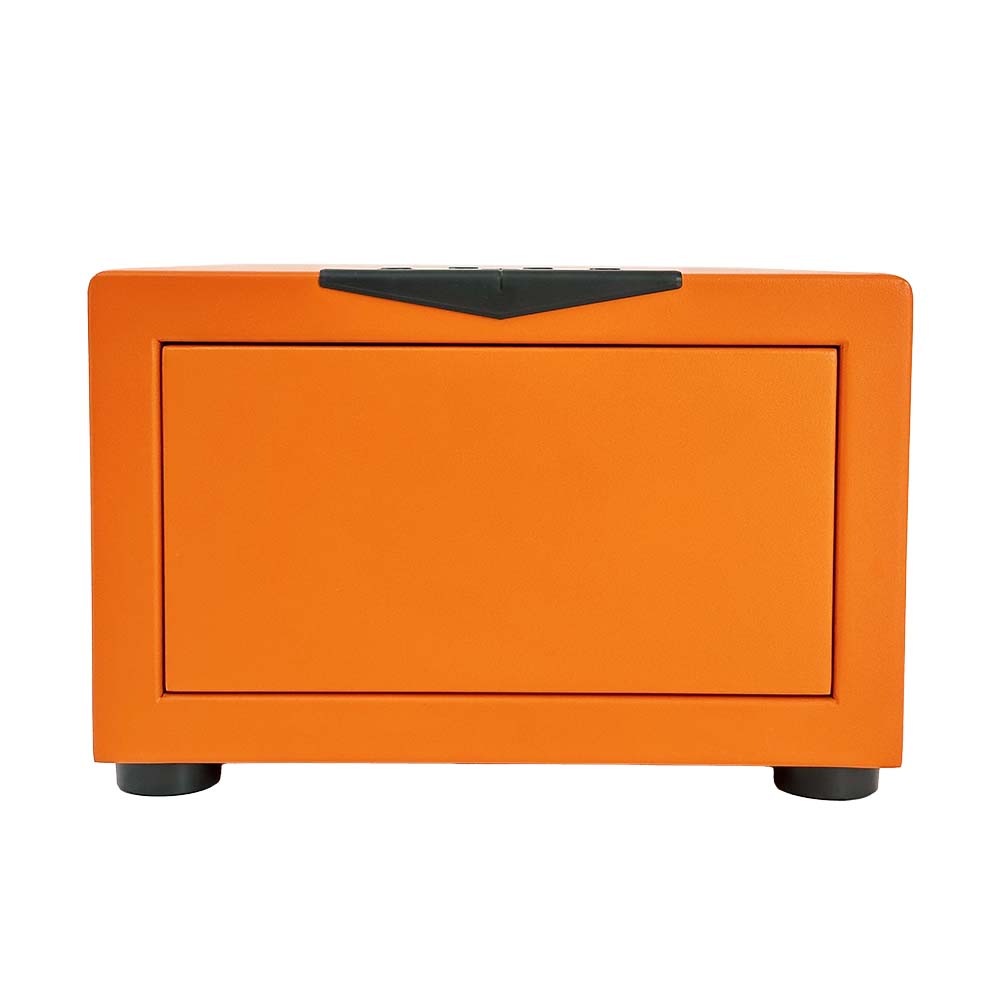 HONGYEXGCN Orange Fingerprint Lock Jewelry Safe