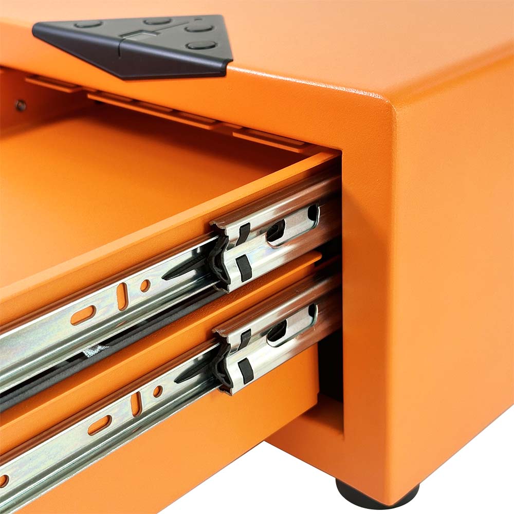 HONGYEXGCN Orange Fingerprint Lock Jewelry Safe