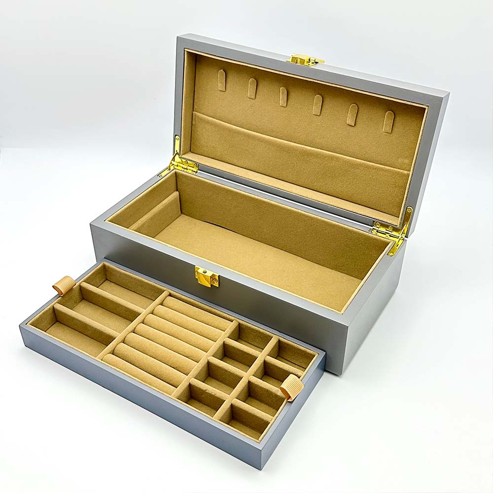 Wooden Travel Jewellery Box