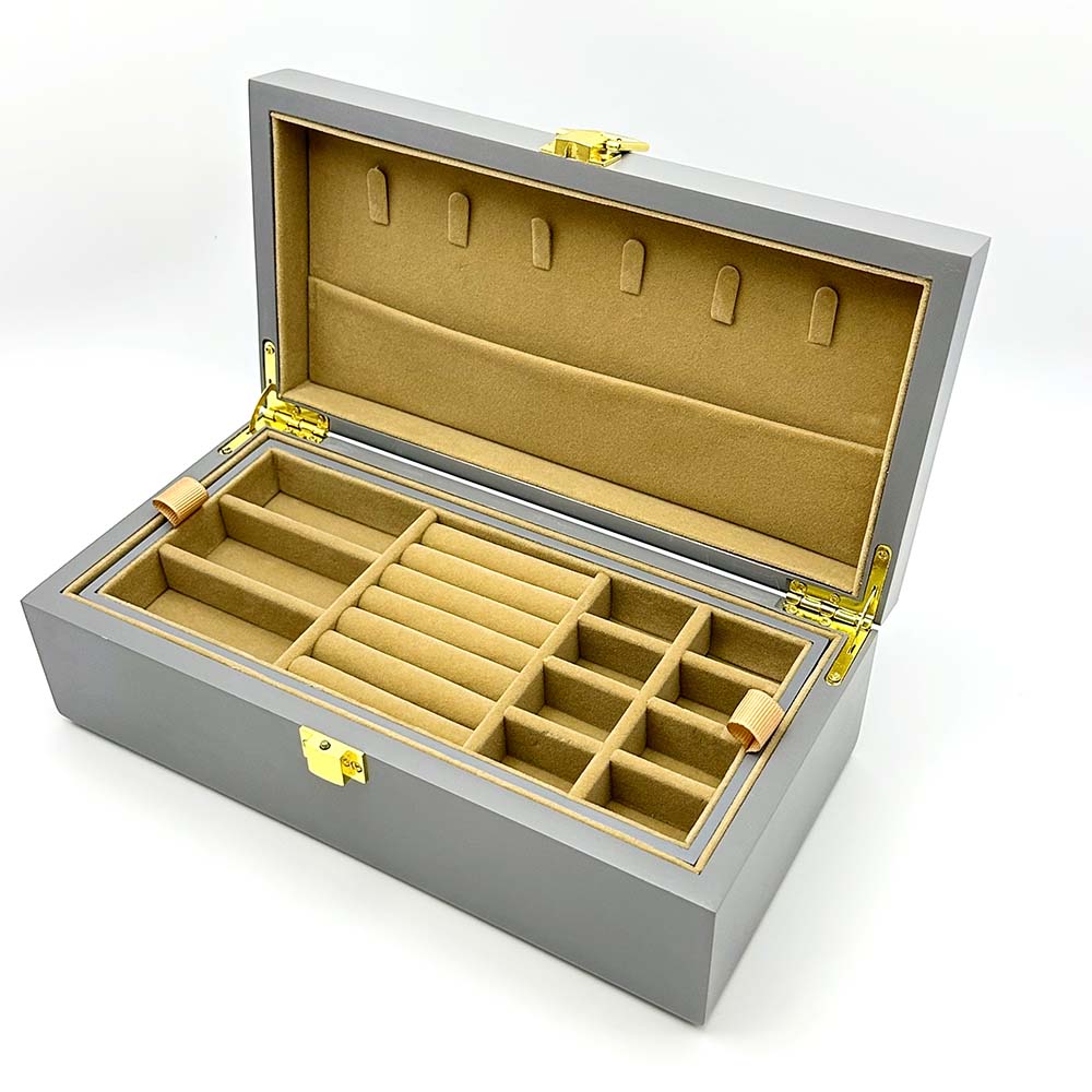 Wooden Travel Jewellery Box